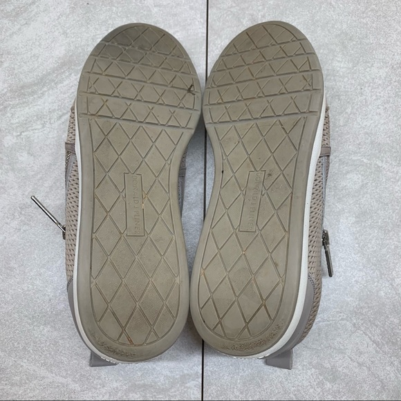 Donald J. Pliner Myla taupe perforated sneakers - Picture 12 of 13